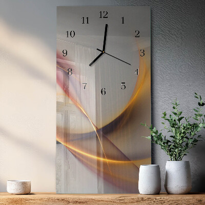 Verticale orologio da parete Astrazione