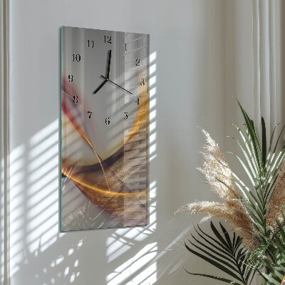 Verticale orologio da parete Astrazione