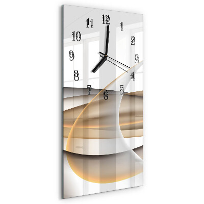 Verticale orologio da parete Astrazione