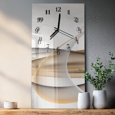 Verticale orologio da parete Astrazione