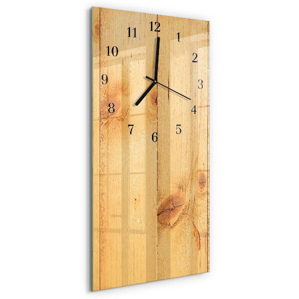 Verticale orologio da parete Legna