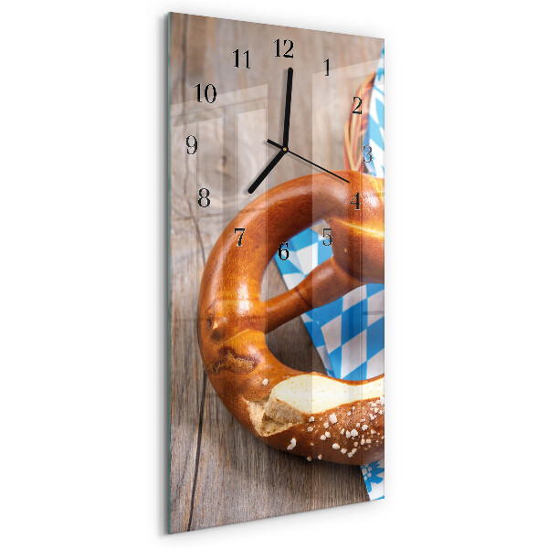 Verticale orologio da parete Pretzel
