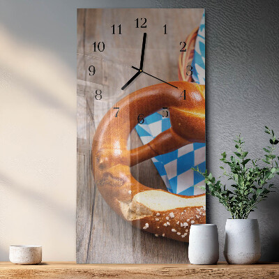 Verticale orologio da parete Pretzel