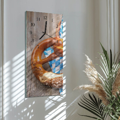 Verticale orologio da parete Pretzel