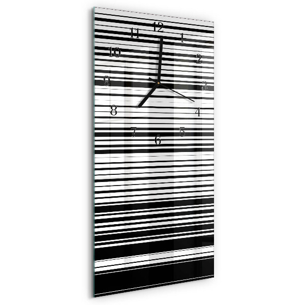 Verticale orologio con stampa Strisce