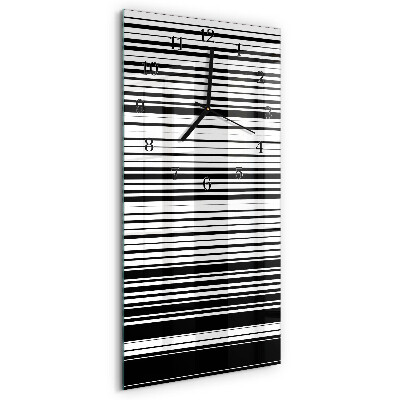 Verticale orologio con stampa Strisce