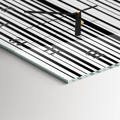 Verticale orologio con stampa Strisce