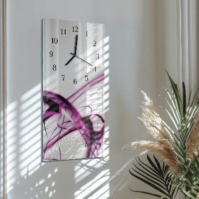Orologio verticale in vetro Astrazione