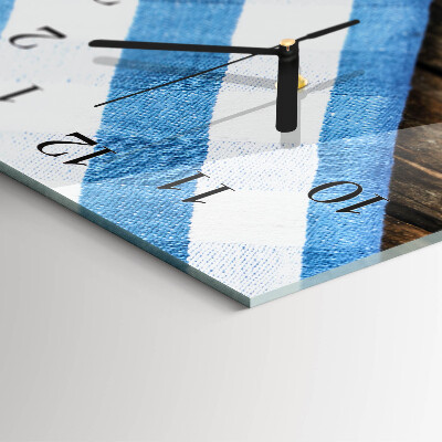 Orologio verticale in vetro Tovaglia