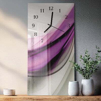Verticale orologio da parete Astrazione