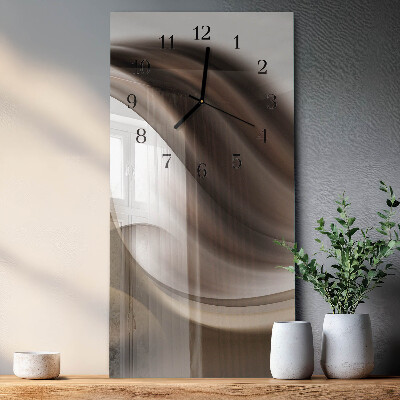 Verticale orologio con stampa Modello