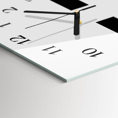 Verticale orologio con stampa Caffè