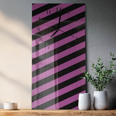 Orologio verticale Strisce