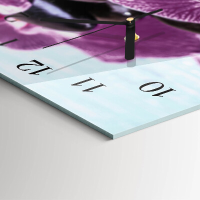 Verticale orologio da parete Un'idea per le orchidee