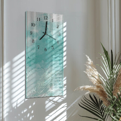Verticale orologio con stampa Parete