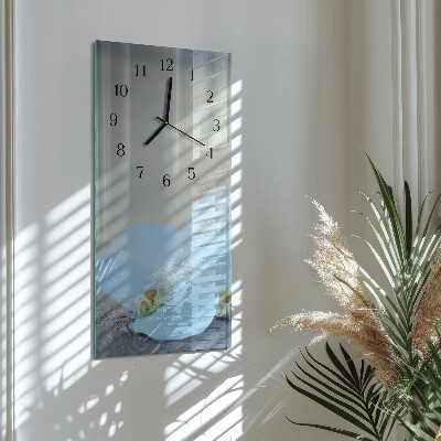 Orologio verticale Orchidea