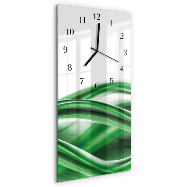 Orologio verticale in vetro Astrazione