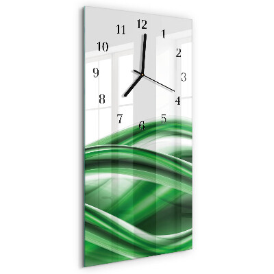 Orologio verticale in vetro Astrazione