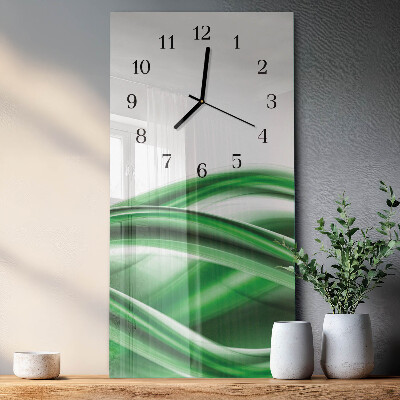 Orologio verticale in vetro Astrazione