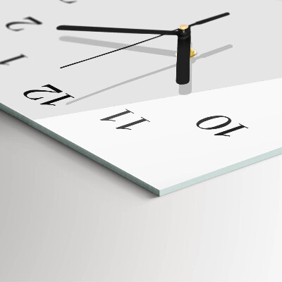 Orologio verticale in vetro Astrazione