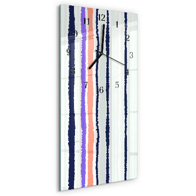Orologio verticale Strisce