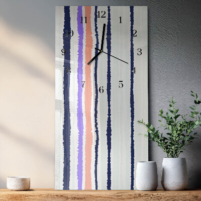 Orologio verticale Strisce