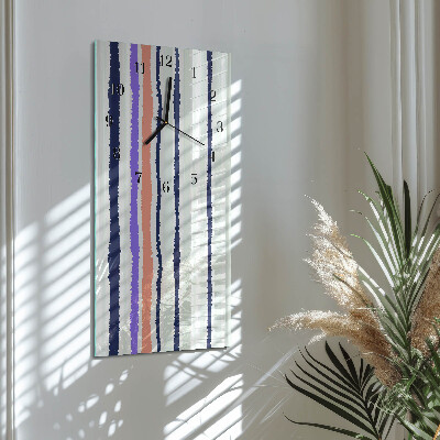 Orologio verticale Strisce