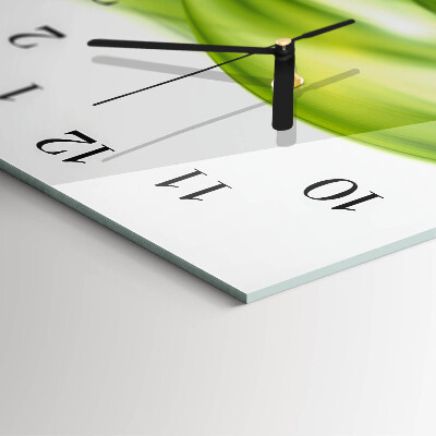 Orologio verticale in vetro Linee astratte