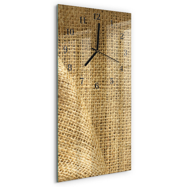 Verticale orologio da parete Tessuto tessile