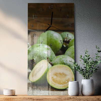 Verticale orologio con stampa Melograni