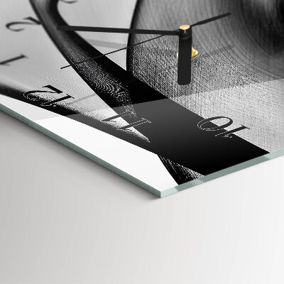 Verticale orologio con stampa Modello