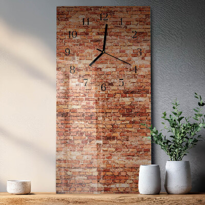 Orologio verticale Muro di mattoni