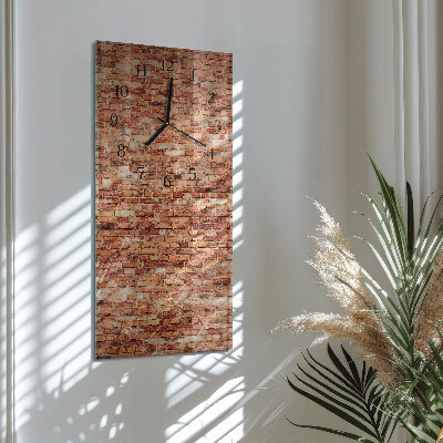 Orologio verticale Muro di mattoni