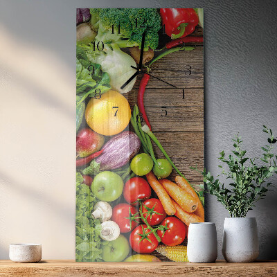 Orologio verticale Verdure
