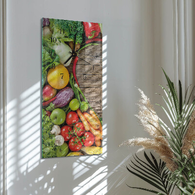 Orologio verticale Verdure