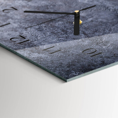 Orologio verticale in vetro Tavolo in marmo