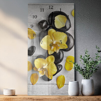 Verticale orologio da parete Pietre dei Fiori