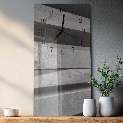 Verticale orologio da parete Strisce
