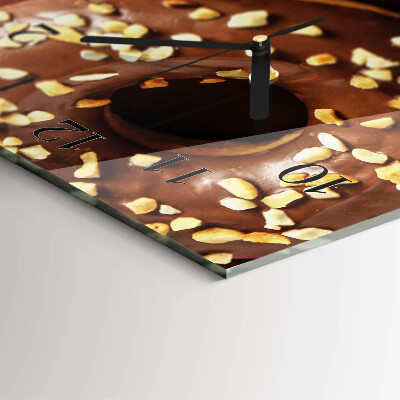 Verticale orologio con stampa Ciambelle