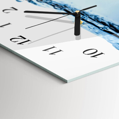 Orologio verticale in vetro Acqua
