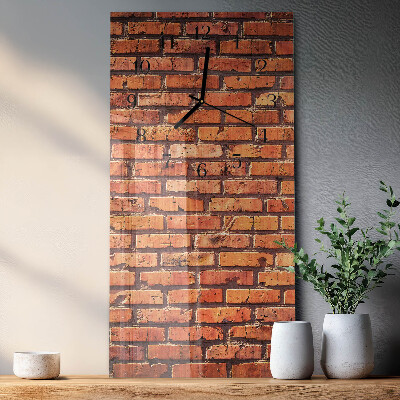Orologio verticale Muro di mattoni