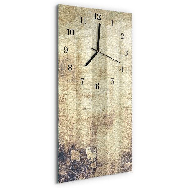 Verticale orologio con stampa Plastica