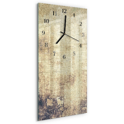 Verticale orologio con stampa Plastica