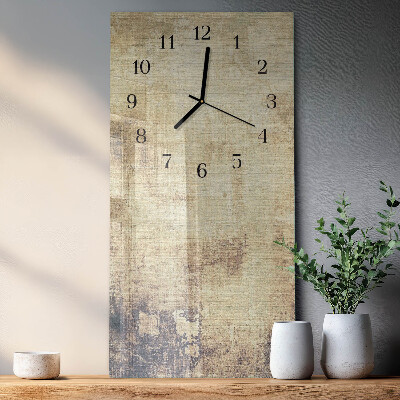 Verticale orologio con stampa Plastica