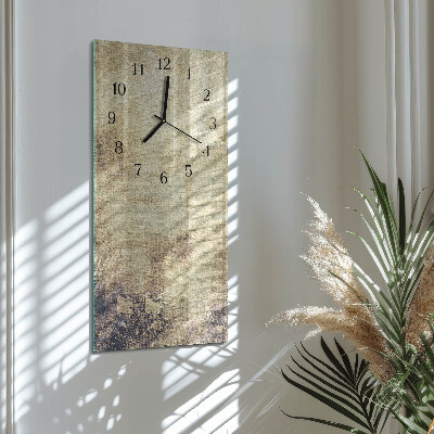 Verticale orologio con stampa Plastica