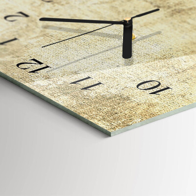Verticale orologio con stampa Plastica