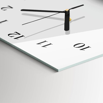 Orologio verticale in vetro Tenda viola