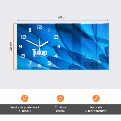 Orologio in vetro orizzontale Infuso di caffè
