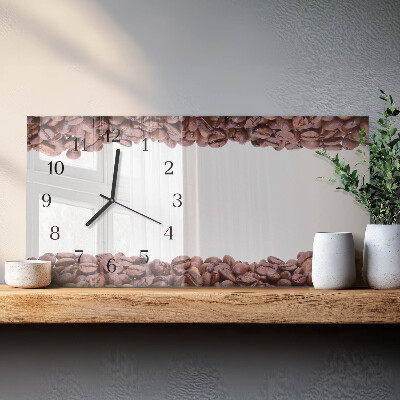 Orologio con stampa orizzontale Chicchi di caffè