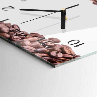 Orologio con stampa orizzontale Chicchi di caffè